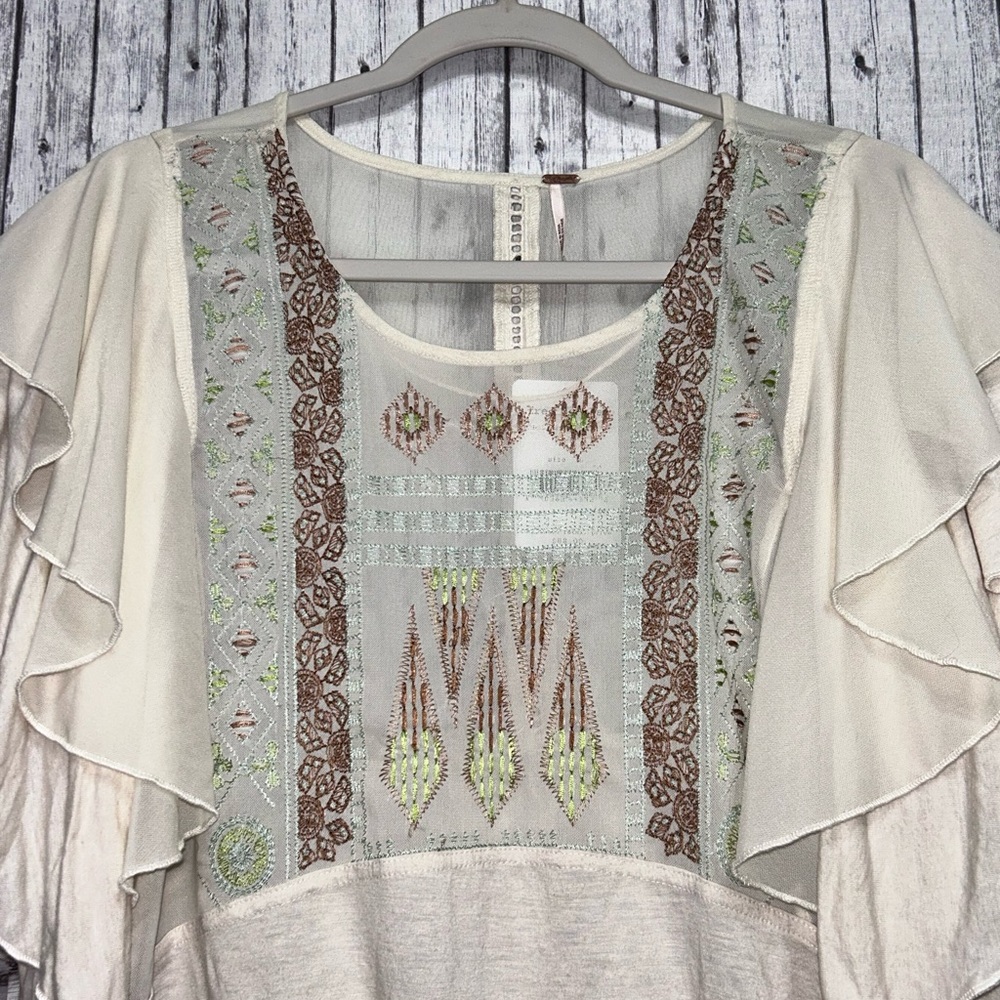 Free People La Cienega Embroidered Top - Picture 5 of 10